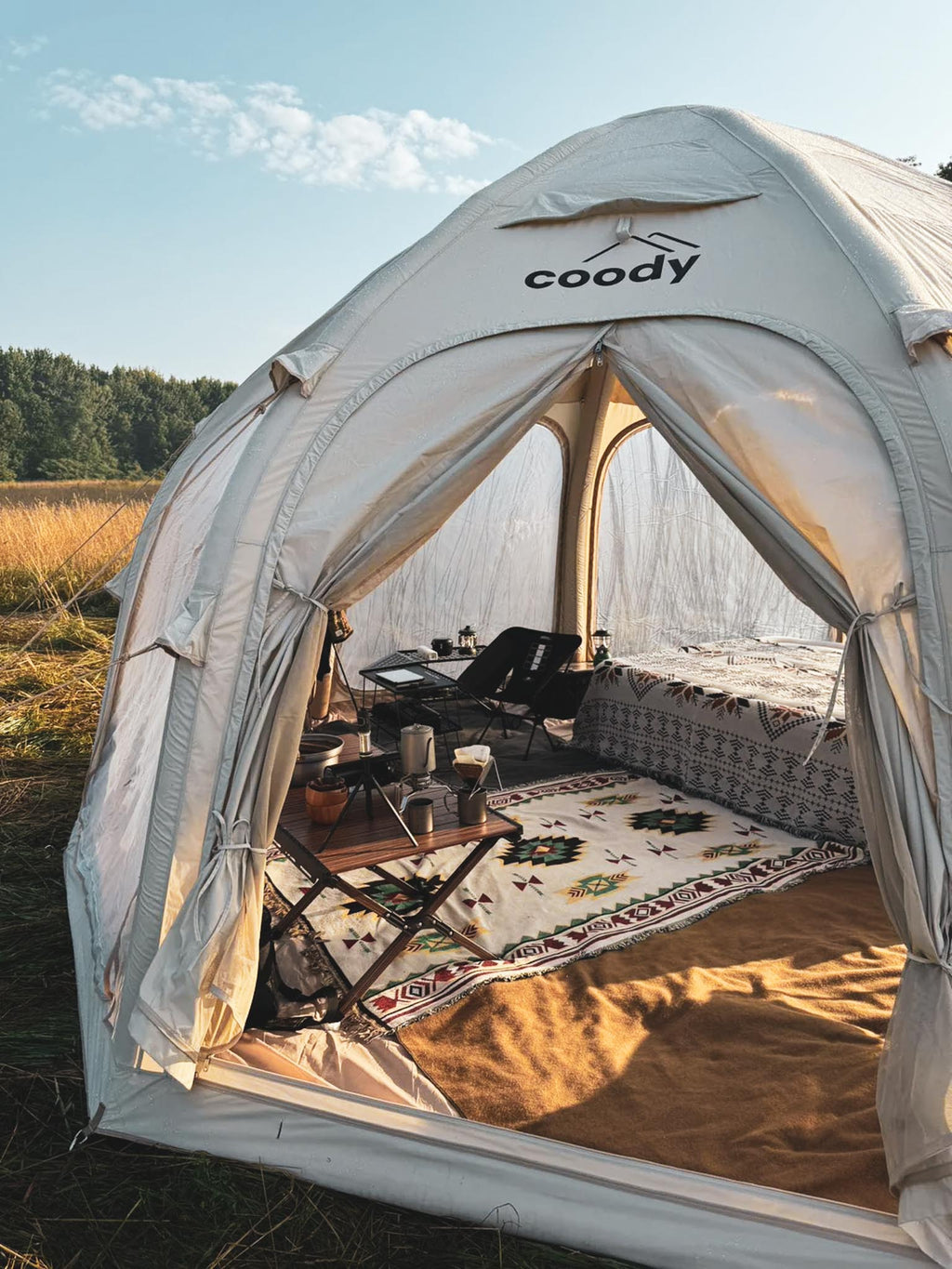 Tente gonflable Coody Air 19. 6-Dôme Aurora