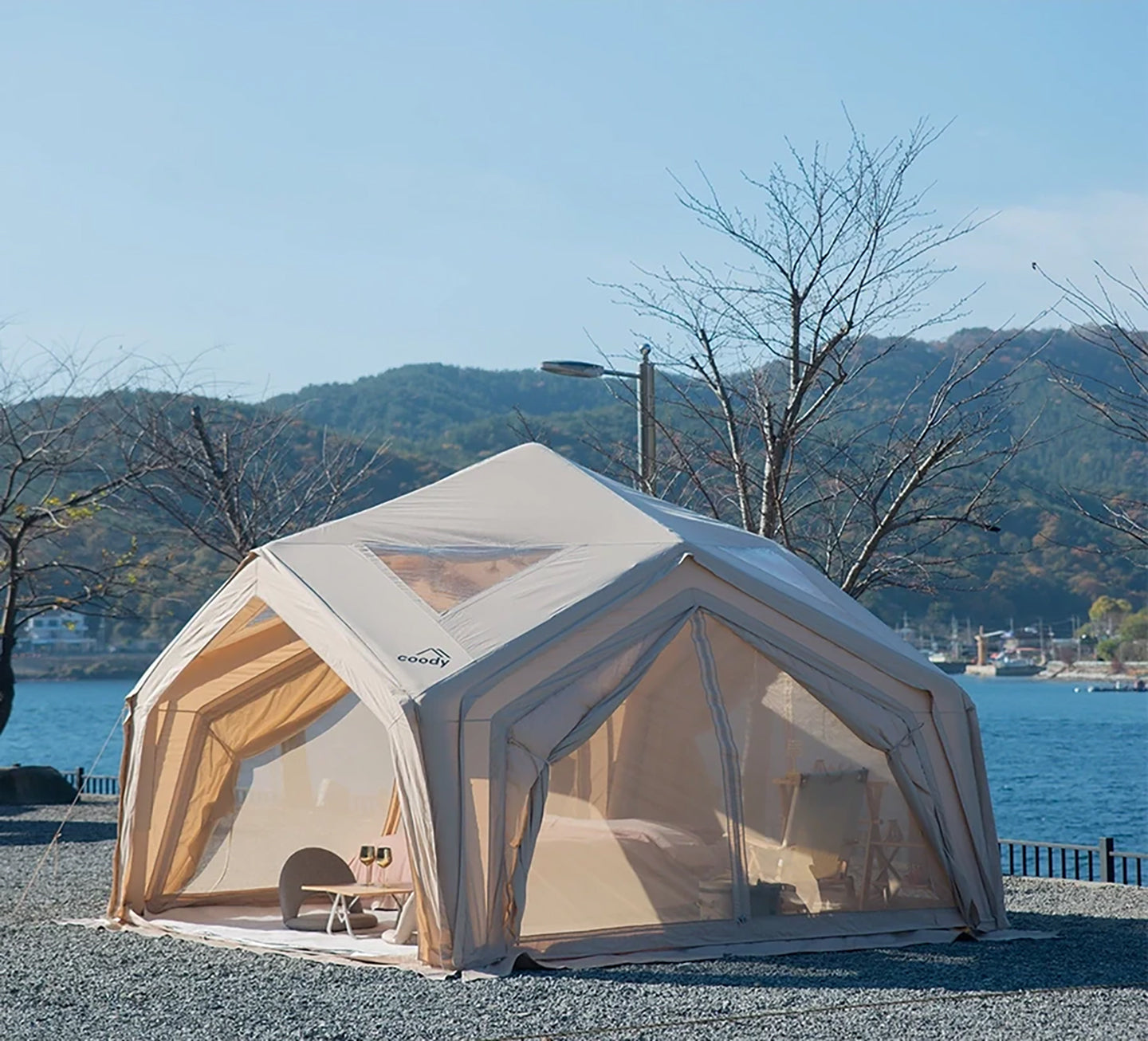 Tente gonflable Coody Air Tent 13. 0-Hub Shelter