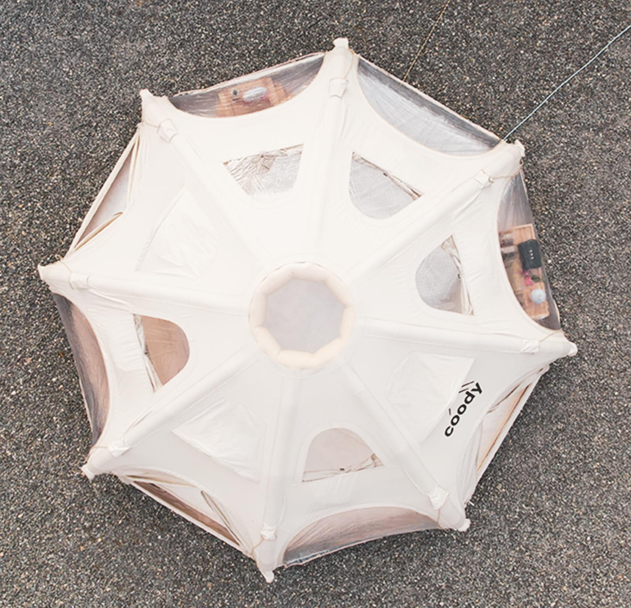 Tente gonflable Coody Air 19. 6-Dôme Aurora