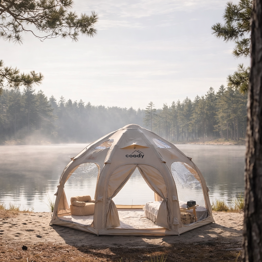 Tente gonflable Coody Air 19. 6-Dôme Aurora